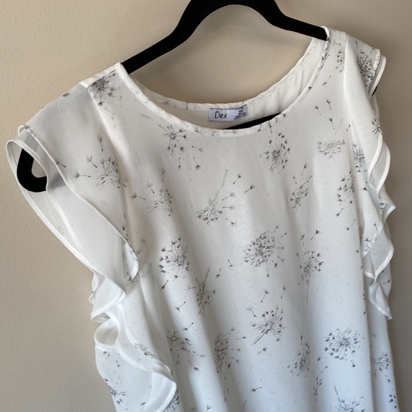 Dex Cap Sleeve Blouse - Picture 2 of 5